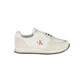 Calvin Klein White Leather Men Sneaker -   -  Calvin Klein.